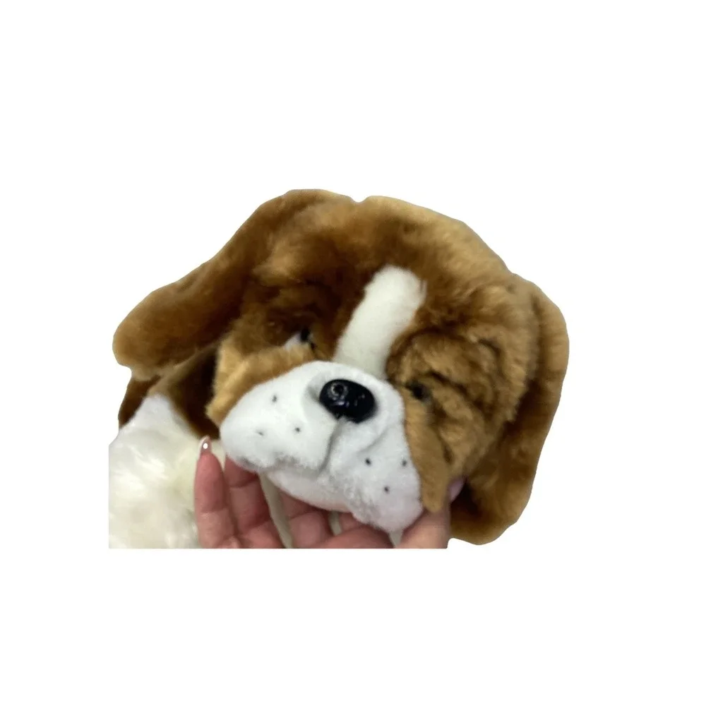 Vintage SKM Beagle Dog Plush Multi Color 16